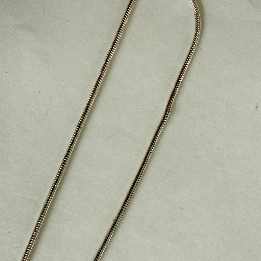 925 Sterling Silver‎ Snake Chain Necklace 11.5